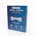 Seitenansicht der Comformidable Nasal Strips Transparent Verpackung mit 50 Strips