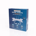 Seitenansicht der Comformidable Nasal Strips Transparent Verpackung mit 50 Strips