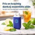 Comformidable Duo Nasal Inhaler mit Menthol und ätherischen Ölen neben frischer Minze und Zitrone