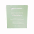Vorderseite der grünen Verpackung der Collagen Care Collection von Comformidable. Dies ist die Calm Balance Mask