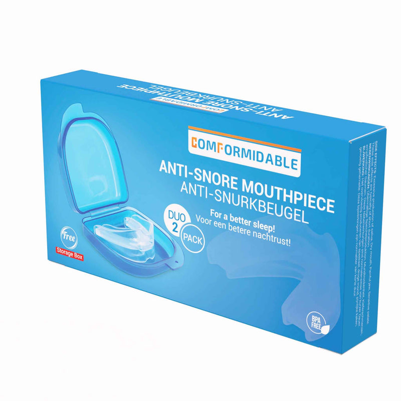 Comformidable Anti-Schnarchschiene Verpackung in Schrägperspektive