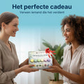 Frau verschenkt Comformidable Shower Steamers, das perfekte Geschenk für Selbstfürsorge und Entspannung